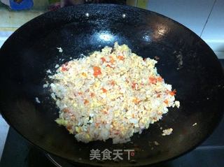 西红柿蛋炒饭的做法步骤:7