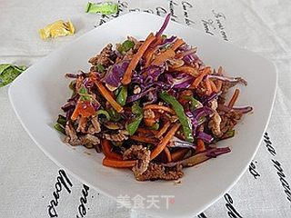 缤纷小炒的做法步骤:12