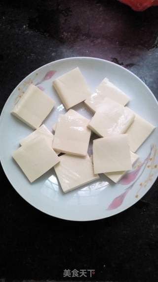 香煎孜辣豆腐的做法步骤:2