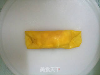 香橙芒果班戟的做法步骤:10