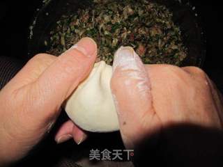 韭菜猪肉蘑菇饺的做法步骤：26