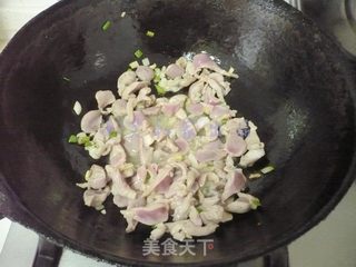酸豆角炒鸡胗的做法步骤:7