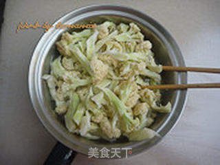 花菜肉片的做法步骤:3