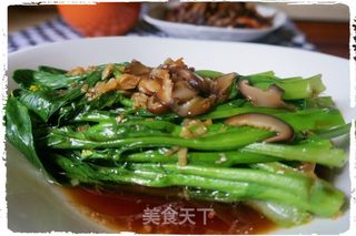 白灼菜心的做法步骤:11