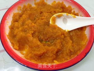 黑芝麻南瓜饼的做法步骤:2