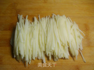 醋溜土豆丝的做法步骤:3