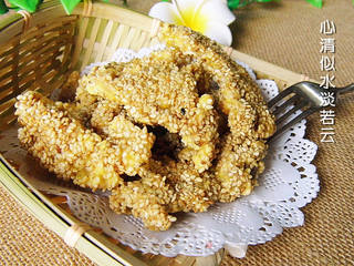 芝麻牛排的做法步骤:7