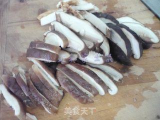 香菇油菜的做法步骤:2