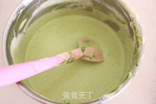 抹茶蜜豆蛋糕卷——抹茶控的最爱，满口抹茶香禁不住的诱惑！的做法步骤：10