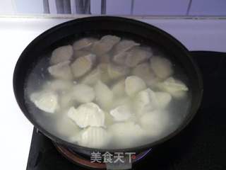 白菜海米猪肉水饺的做法步骤:11