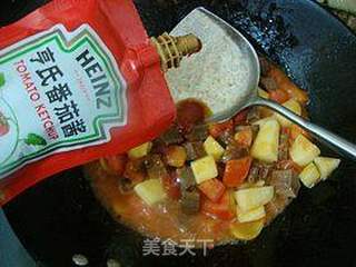 亨氏茄汁主义--------【番茄土豆炖牛腩】的做法步骤：7