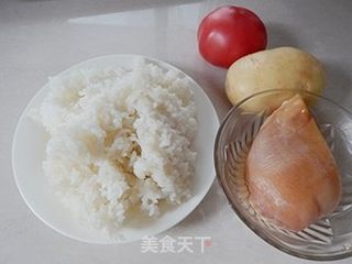 华丽丽滴炒饭：茄汁炒饭的做法步骤：1