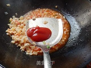 华丽丽滴炒饭：茄汁炒饭的做法步骤：11