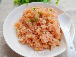 华丽丽滴炒饭：茄汁炒饭的做法步骤：14