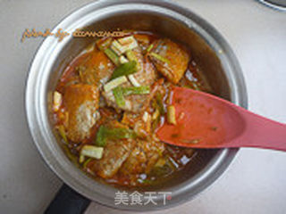 蕃茄酱烧带鱼的做法步骤:7