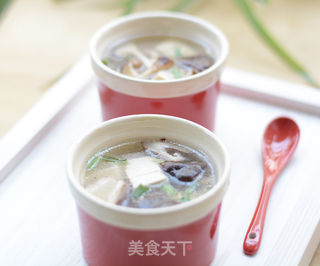 清淡清淡洗肠胃--豆腐香菇汤的做法步骤:8