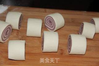 紫薯馒头卷的做法步骤:10