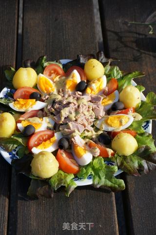 法式尼斯风沙拉 Salad Niçoise的做法步骤：5