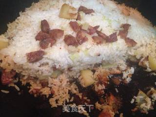 土豆焖饭的做法步骤：9