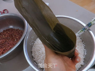 【红糖红豆棕】-----西安回民小吃的做法步骤:5