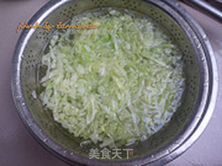 柠香包菜丝的做法步骤:5