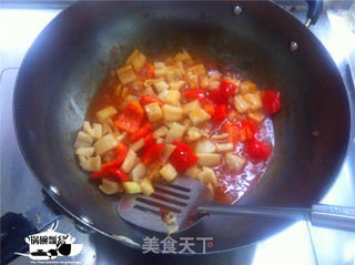 家常做法藕块咕噜鸡球的做法步骤:12
