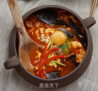 韩式嫩豆腐汤的做法步骤:5
