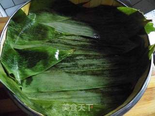 粽香金瓜粉蒸肉的做法步骤:7
