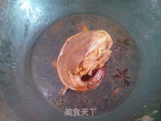 红椒猪舌的做法步骤:3