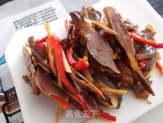 凉拌香辣鸭肫的做法步骤:7