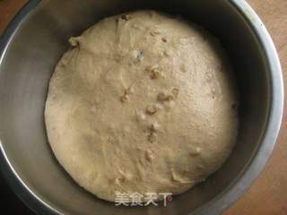 胚芽核桃面包的做法步骤:4