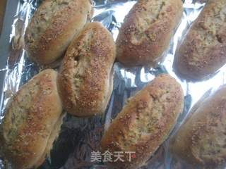 胚芽核桃面包的做法步骤:10
