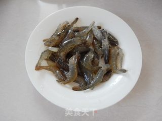 虾焖茭白的做法步骤:2