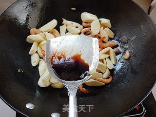 虾焖茭白的做法步骤:8