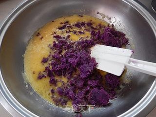 紫薯蛋糕的做法步骤:5