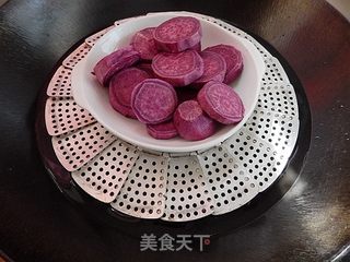 紫薯蛋糕的做法步骤:2