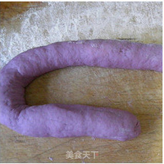 【紫薯玫瑰花馒头】-------让面食不再单调的做法步骤:8