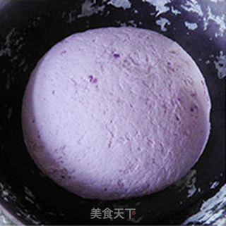 【紫薯玫瑰花馒头】-------让面食不再单调的做法步骤:6