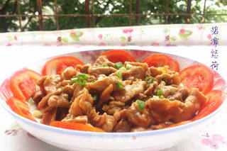 3分钟搞定的快手美味小炒~特色沙茶肉的做法步骤：7