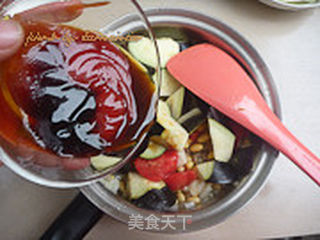 黄豆焖紫茄的做法步骤:7