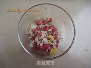 茄汁牛肉炒饭的做法步骤:4