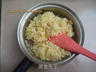 茄汁牛肉炒饭的做法步骤:9