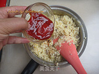 茄汁牛肉炒饭的做法步骤:10