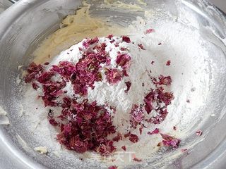 玫瑰花心形饼干的做法步骤:6