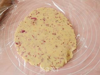 玫瑰花心形饼干的做法步骤:8