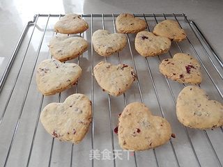 玫瑰花心形饼干的做法步骤:12