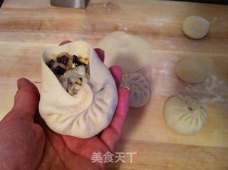 白菜鸡蛋虾皮水煎包的做法步骤：8
