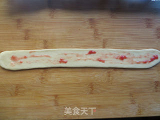 【花朵草莓面包】---中种发酵法的做法步骤:13