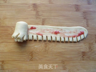 【花朵草莓面包】---中种发酵法的做法步骤:15