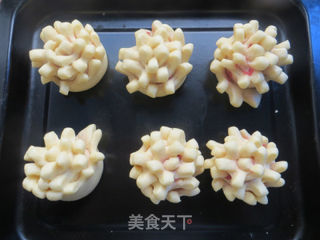 【花朵草莓面包】---中种发酵法的做法步骤:17